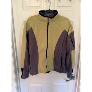 Vintage Mountain Hardwear Polartec Full zip Fleece Color Block Jacket Size 12
